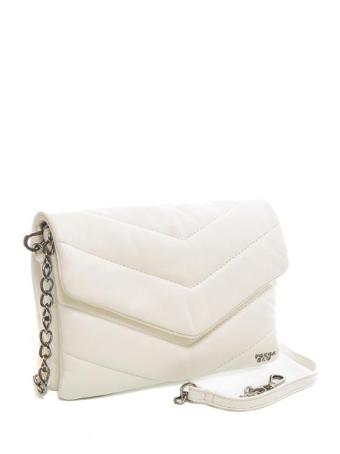 PAN CAKE Petit sac en cuir blanc - Sacs pour Femme