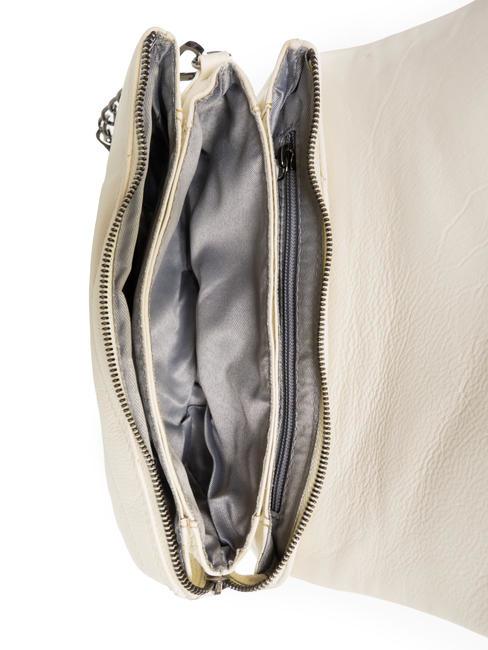 PAN CAKE Petit sac en cuir blanc - Sacs pour Femme