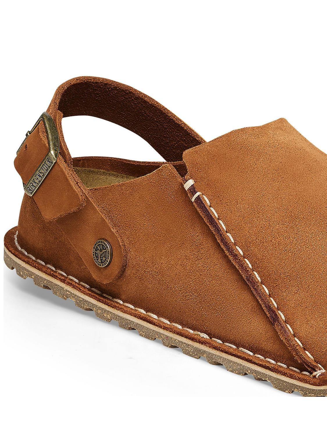 Birkenstock Lutry Premium Suede Chausson En Daim Vison Achetez