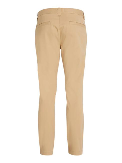 TJ AUSTIN Pantalon chino en coton sable fauve - Pantalon