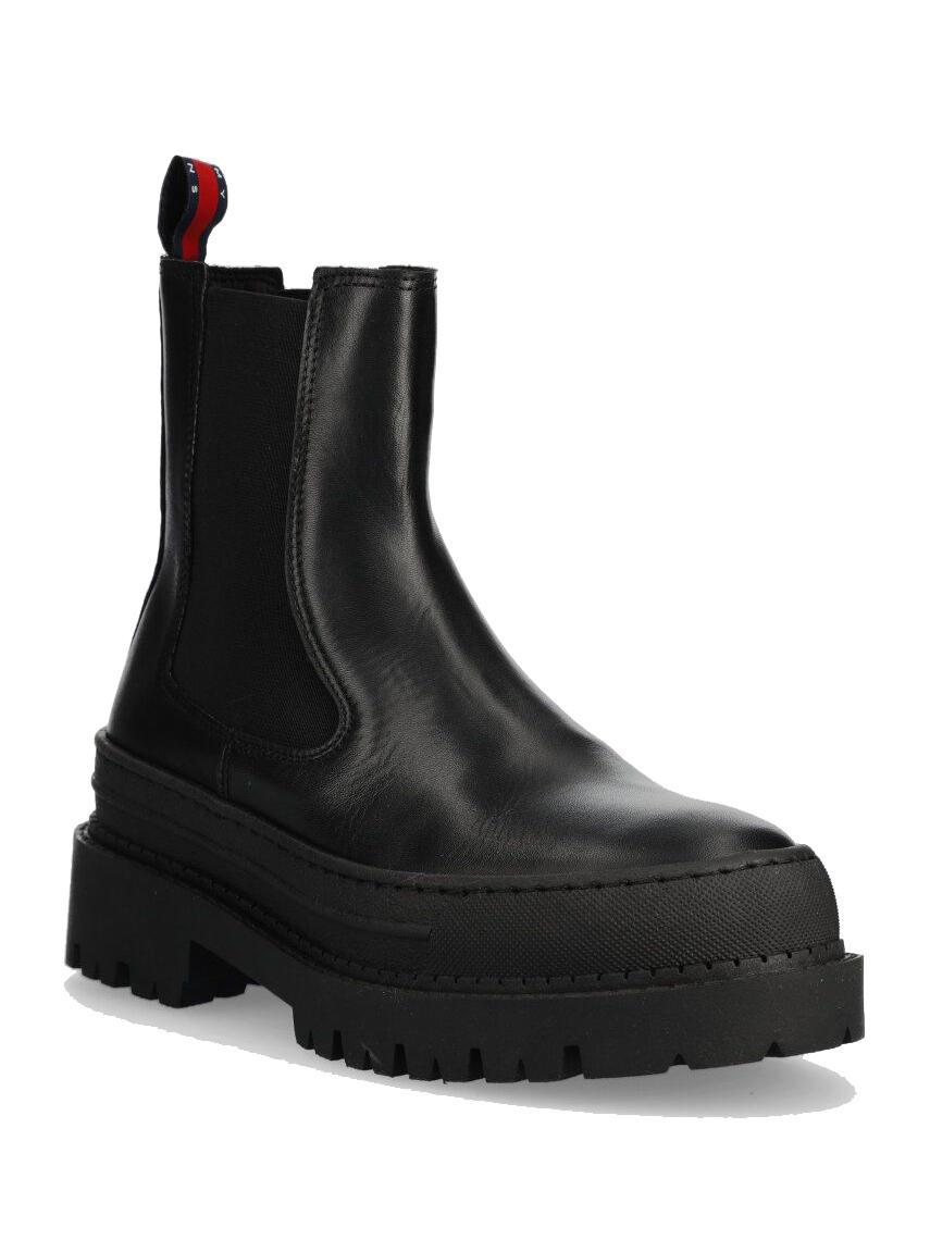 Bottines plates on sale tommy hilfiger