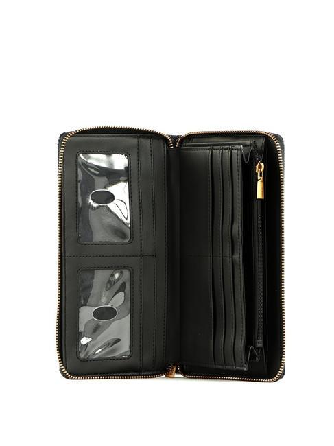 AVETA Portefeuille zipp&eacute; NOIR - Portefeuilles Femme