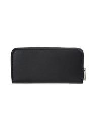 CALVIN KLEIN LETTERING LOGO   noir avec rose - Portefeuilles Femme - 3
