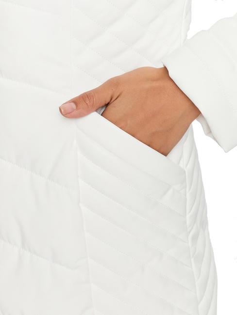 NEW OXANA Doudoune &agrave; capuche blanc pur - Vestes pour femmes