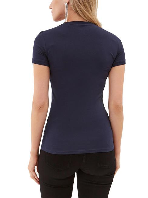 MINI TRIANGLE T-shirt col V bleu noirci - T-shirt