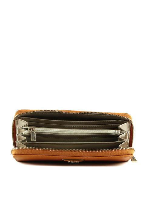 LAUREL Portefeuille zipp&eacute; citrouille - Portefeuilles Femme