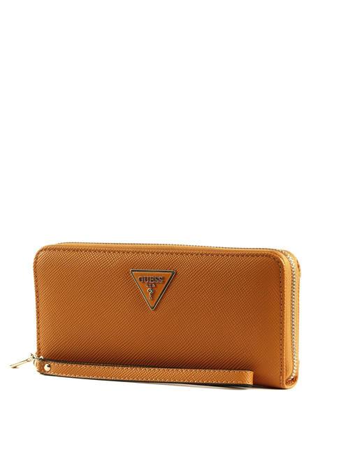 LAUREL Portefeuille zipp&eacute; citrouille - Portefeuilles Femme