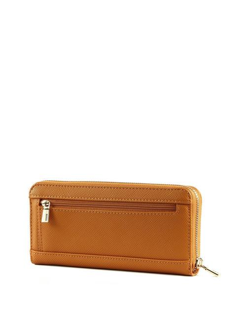 LAUREL Portefeuille zipp&eacute; citrouille - Portefeuilles Femme