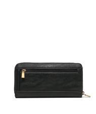 GUESS LAUREL Large Portefeuille zipp&eacute; NOIR - Portefeuilles Femme - 3