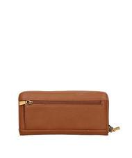 GUESS LAUREL Large Portefeuille zipp&eacute; COGNAC - Portefeuilles Femme - 3