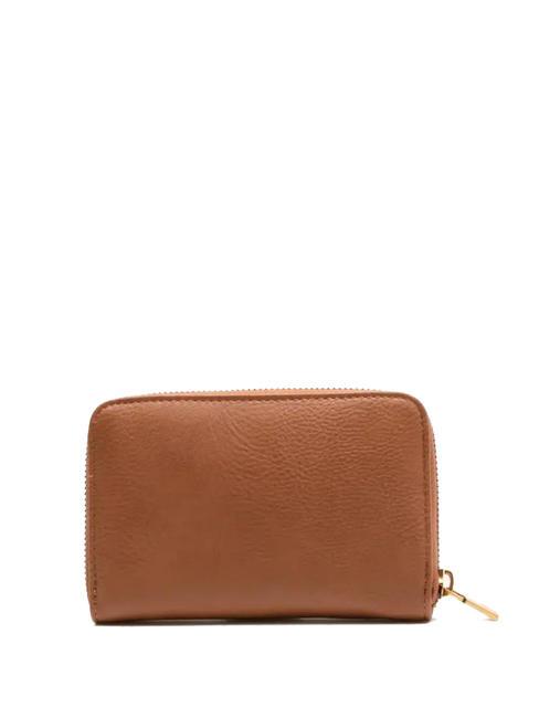 LAUREL M Portefeuille zipp&eacute; COGNAC - Portefeuilles Femme