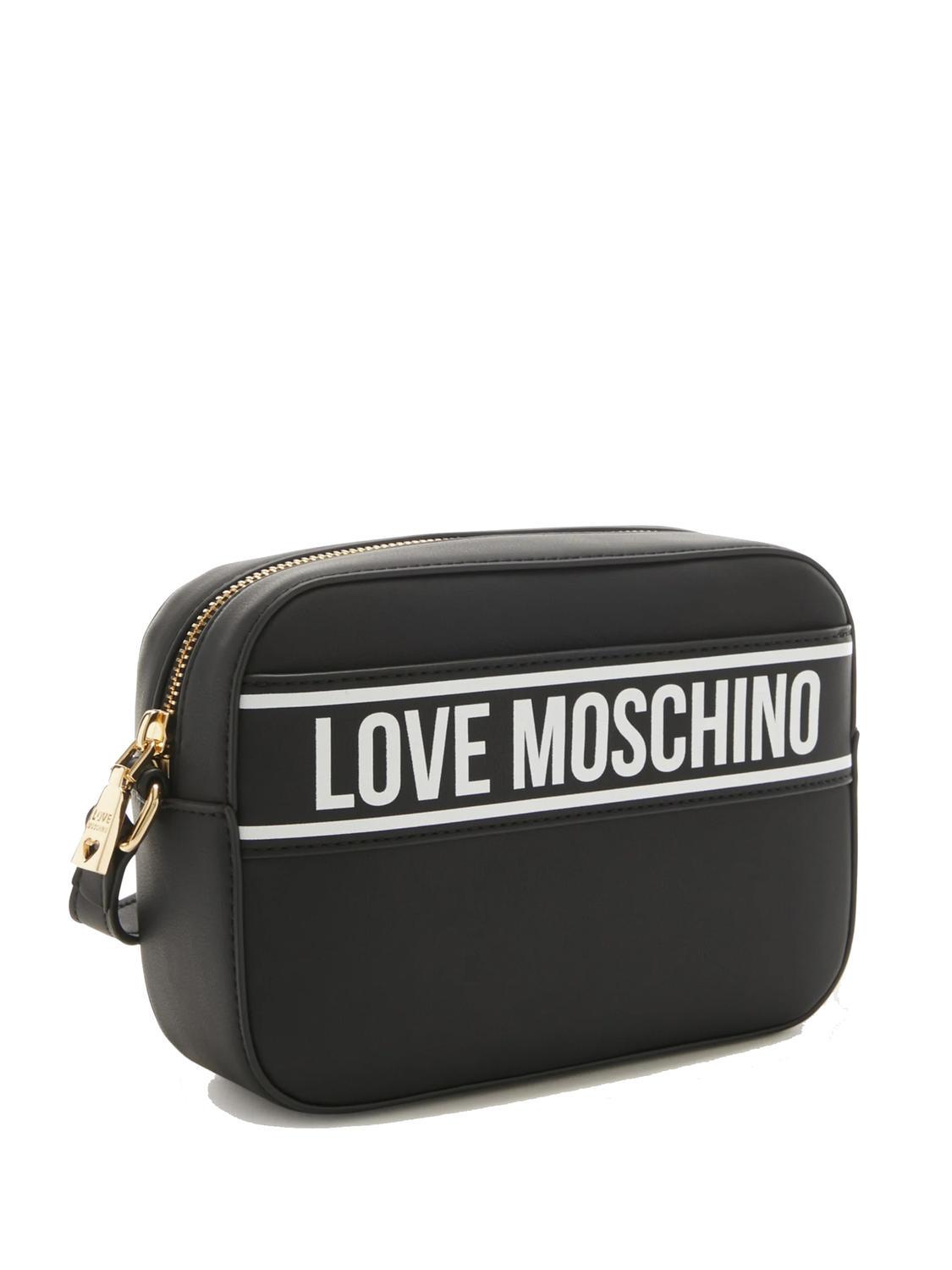 Sac bandoulière moschino noir clearance