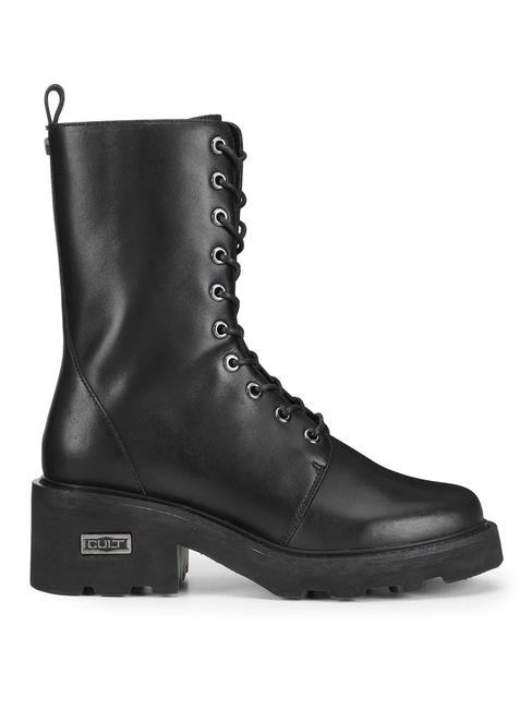 GRACE Bottines en cuir noir - Chaussures Femme