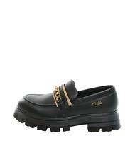 ALVIERO MARTINI PRIMA CLASSE GEO CLASSIC Mocassin plateforme avec cha&icirc;ne Noir - Chaussures Femme - 2