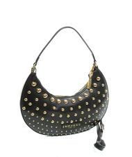 ERMANNO SCERVINO PRINCESS Sac bandouli&egrave;re avec clous or noir - Sacs pour Femme - 3