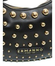 ERMANNO SCERVINO PRINCESS Sac bandouli&egrave;re avec clous or noir - Sacs pour Femme - 4