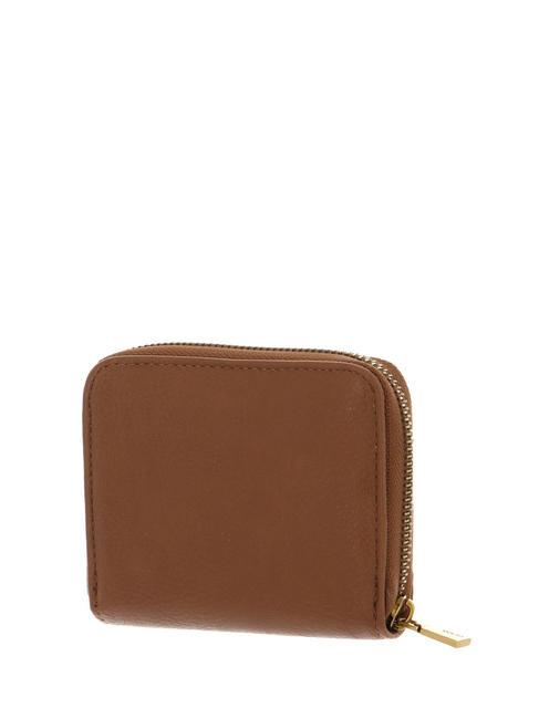 LAUREL S Portefeuille zipp&eacute; COGNAC - Portefeuilles Femme