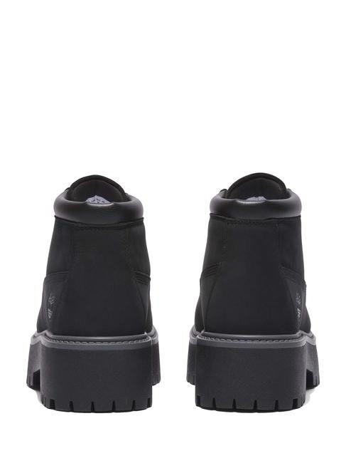 HERITAGE PLATFORM Bottine en nubuck Jetblack - Chaussures Femme