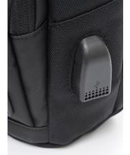 SPALDING BULLY Sac &agrave; dos &agrave; une &eacute;paule noir - Sacs en Bandouli&egrave;res pour Homme - 3