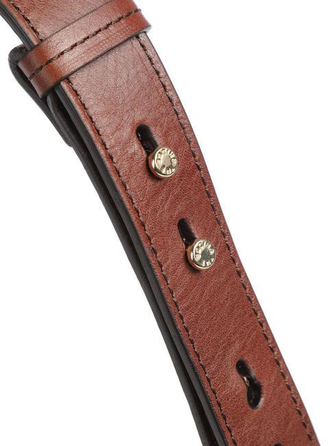 BENEDETTA Sac bandouli&egrave;re en cuir MARRON - Sacs pour Femme