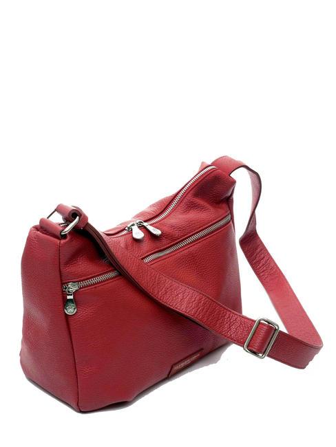 TOURIST Sac bandouli&egrave;re en cuir rouge - Sacs pour Femme