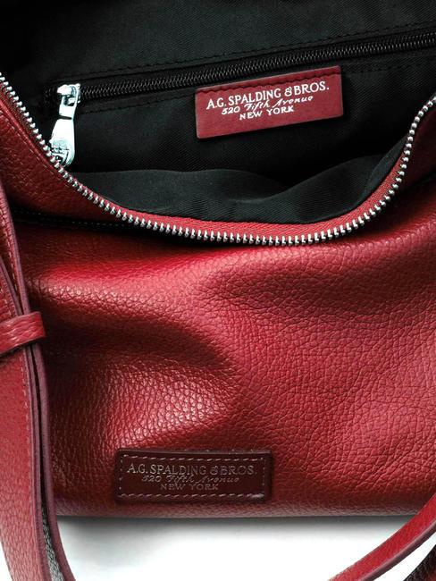 TOURIST Sac bandouli&egrave;re en cuir rouge - Sacs pour Femme