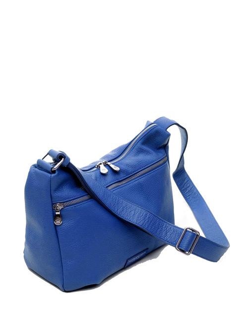 TOURIST Sac bandouli&egrave;re en cuir bleu - Sacs pour Femme