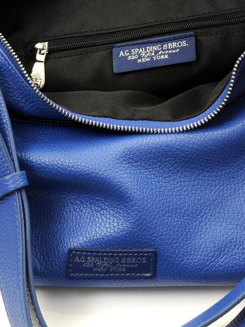 TOURIST Sac bandouli&egrave;re en cuir bleu - Sacs pour Femme