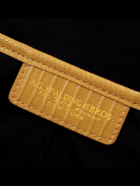 SARAH Petit sac bandouli&egrave;re plat jaune - Sacs en Bandouli&egrave;res pour Homme