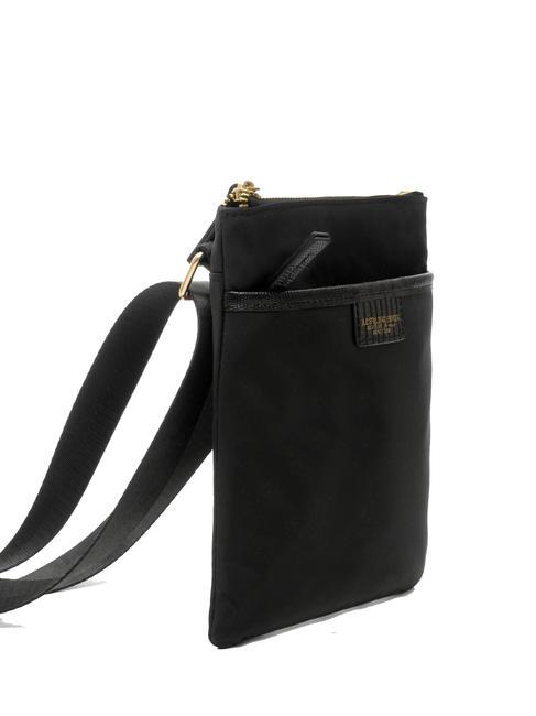 SARAH Petit sac bandouli&egrave;re plat noir - Sacs en Bandouli&egrave;res pour Homme