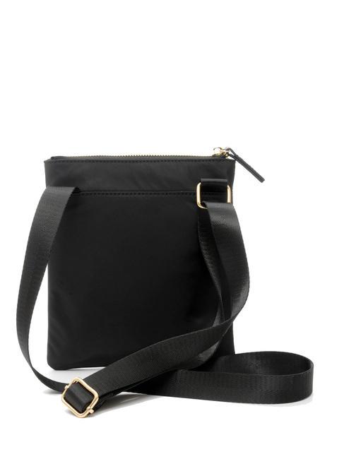 SARAH Petit sac bandouli&egrave;re plat noir - Sacs en Bandouli&egrave;res pour Homme