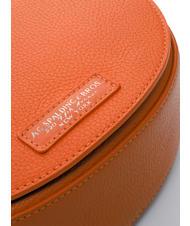 SPALDING TOURIST FRANCY Sac bandouli&egrave;re en cuir orange - Sacs pour Femme - 4