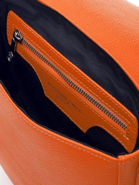 TOURIST FRANCY Sac bandouli&egrave;re en cuir orange - Sacs pour Femme