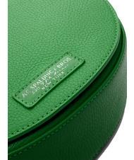 SPALDING TOURIST FRANCY Sac bandouli&egrave;re en cuir l'herbe verte - Sacs pour Femme - 4