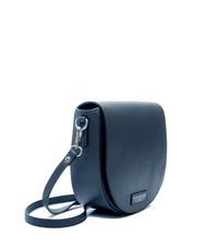 SPALDING TOURIST FRANCY Sac bandouli&egrave;re en cuir bleu - Sacs pour Femme - 2