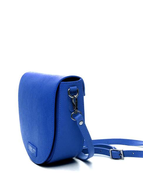 TOURIST FRANCY Sac bandouli&egrave;re en cuir bleu - Sacs pour Femme