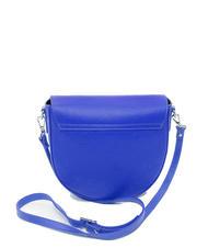 SPALDING TOURIST FRANCY Sac bandouli&egrave;re en cuir bleu - Sacs pour Femme - 3