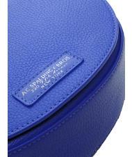 SPALDING TOURIST FRANCY Sac bandouli&egrave;re en cuir bleu - Sacs pour Femme - 4