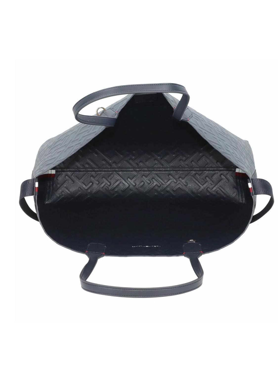 Tommy Hilfiger Iconic Tommy Sac Cabas Avec Pochette Bleu De L