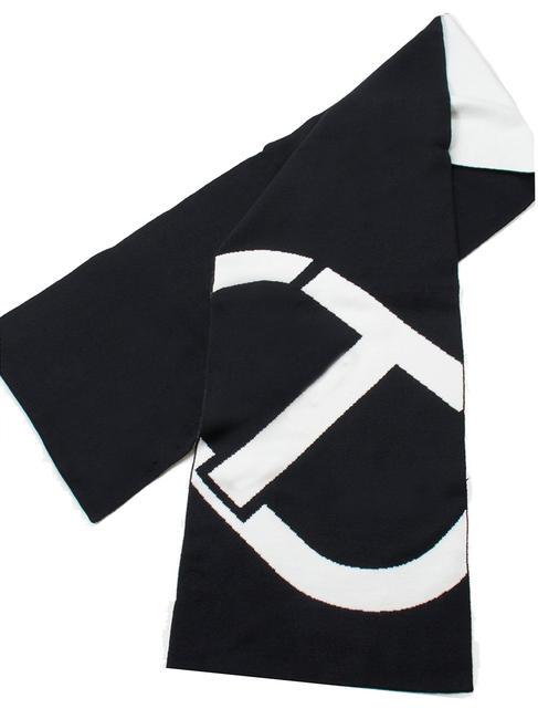 BICOLOR &Eacute;charpe tricot&eacute;e noir - &Eacute;charpes