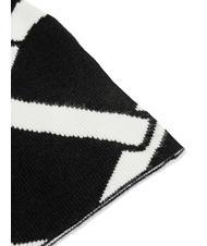 TWINSET BICOLOR Bonnet tricot&eacute; noir - Bonnets - 2