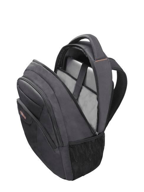 Sac a dos AT WORK, pour tablette et ordinateur 14.1" gris/orange - Sacs &agrave; dos pour ordinateur portable