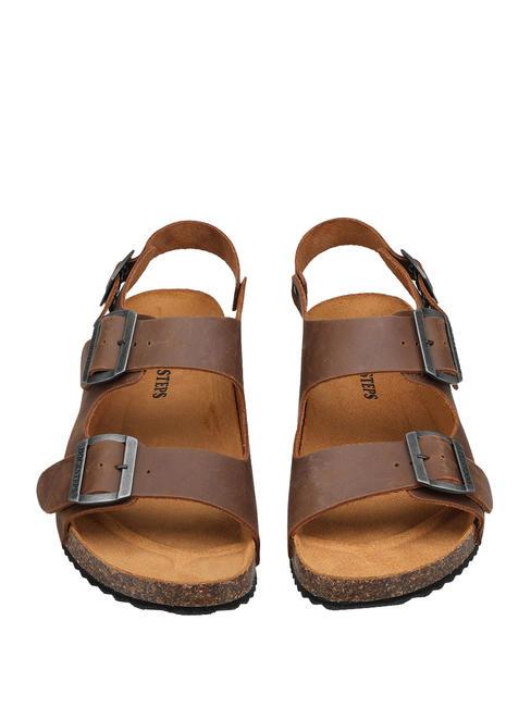 VEGA Sandale pantoufle en daim le tabac - Chaussures Homme