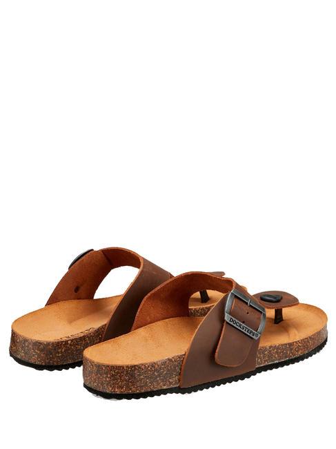 VEGA Sandale tong en daim le tabac - Chaussures Homme