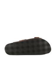 DOCKSTEPS VEGA Sandale en cuir &agrave; double boucle marron fonc&eacute; - Chaussures Homme - 5