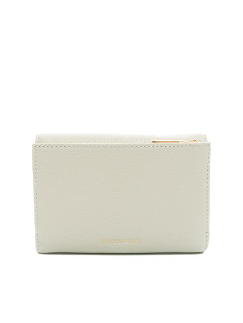 BLOSSOM Portefeuille en cuir grain&eacute; moyen m&ucirc;re - Portefeuilles Femme