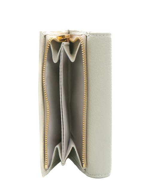 BLOSSOM Portefeuille en cuir grain&eacute; moyen m&ucirc;re - Portefeuilles Femme