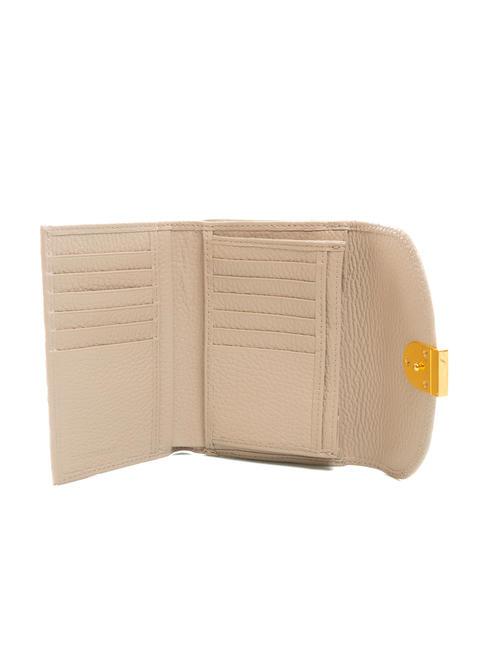 BLOSSOM Portefeuille en cuir grain&eacute; moyen rose poudr&eacute; - Portefeuilles Femme