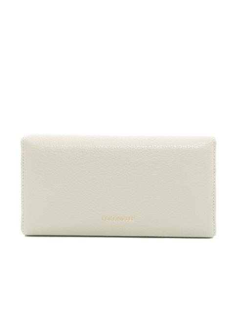BLOSSOM Grand portefeuille en cuir textur&eacute; m&ucirc;re - Portefeuilles Femme