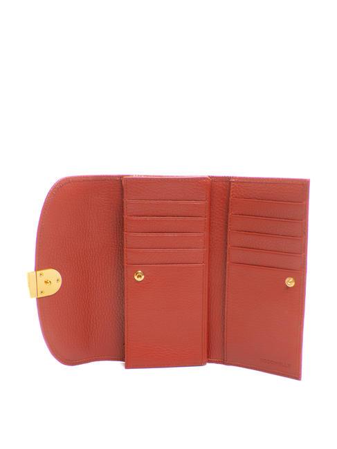 BLOSSOM Grand portefeuille en cuir textur&eacute; &Eacute;rable - Portefeuilles Femme